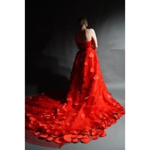 Gorgeous Rose Petal Gown